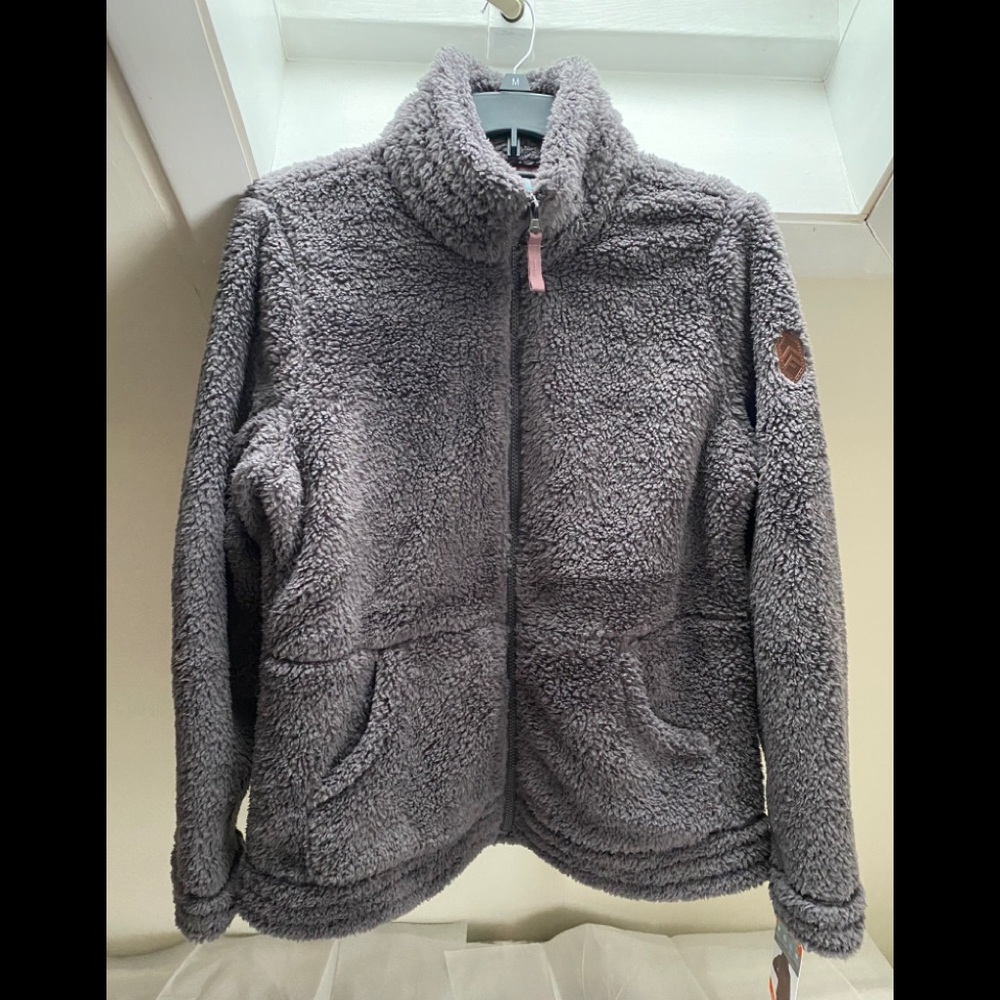 Sherpa jacket-gray
